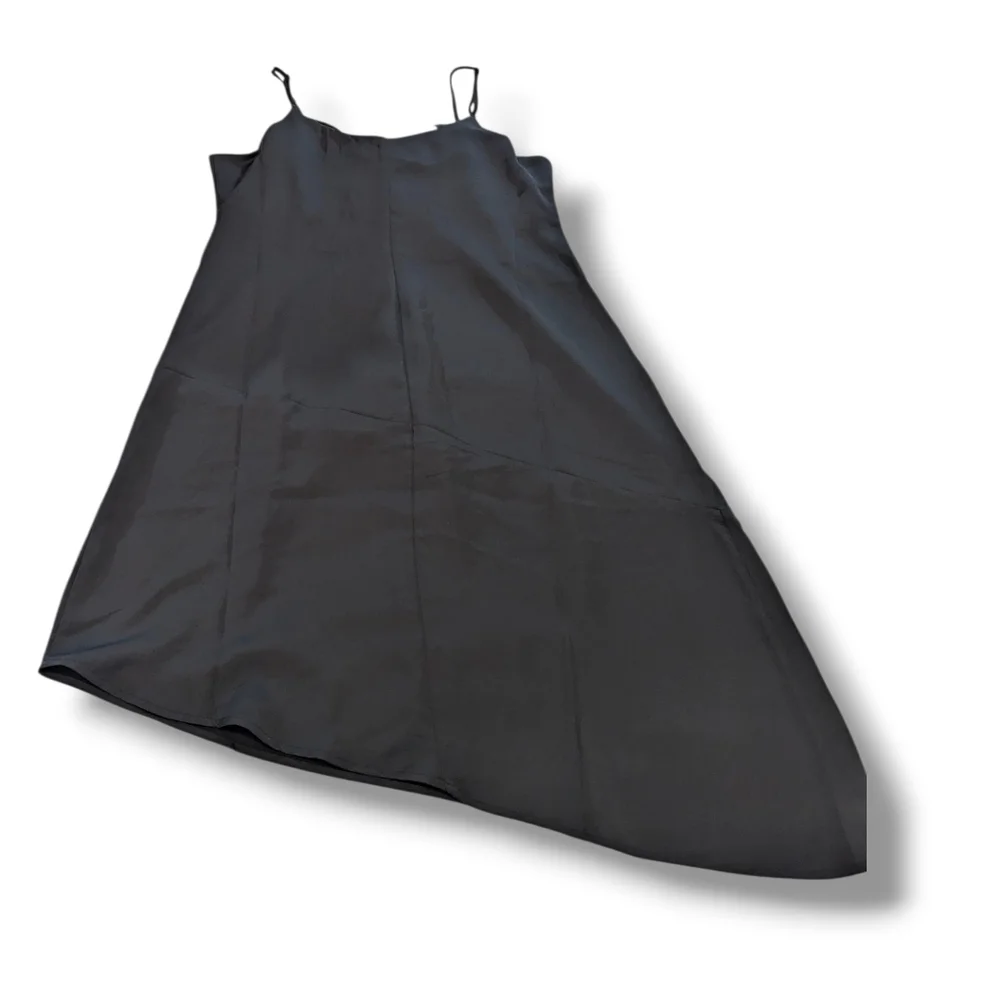 NWT Isabel Maternity by Ingrid & Isabel Asymmetrical Black Dress, Size Large